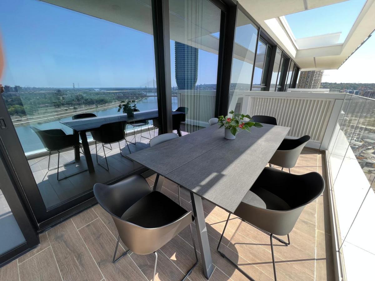 BW Terrace Top Floor Apartments With River View & Self Check-In Belgrad Exteriör bild