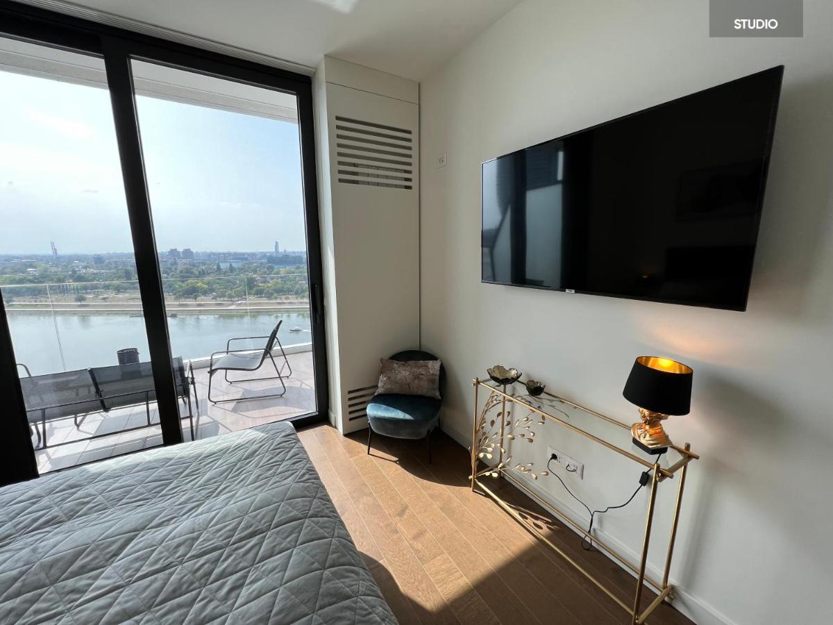 BW Terrace Top Floor Apartments With River View & Self Check-In Belgrad Exteriör bild