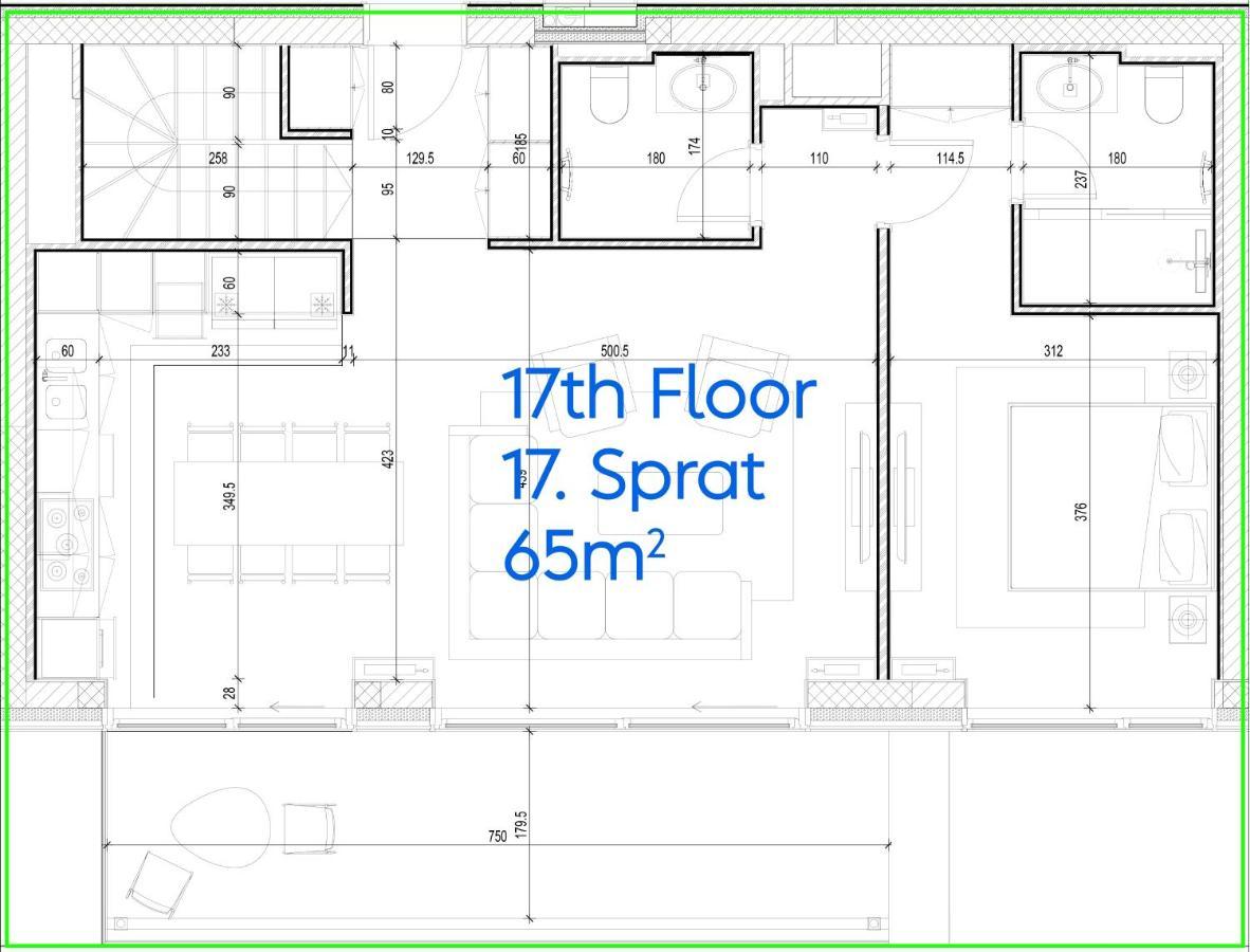 BW Terrace Top Floor Apartments With River View & Self Check-In Belgrad Exteriör bild